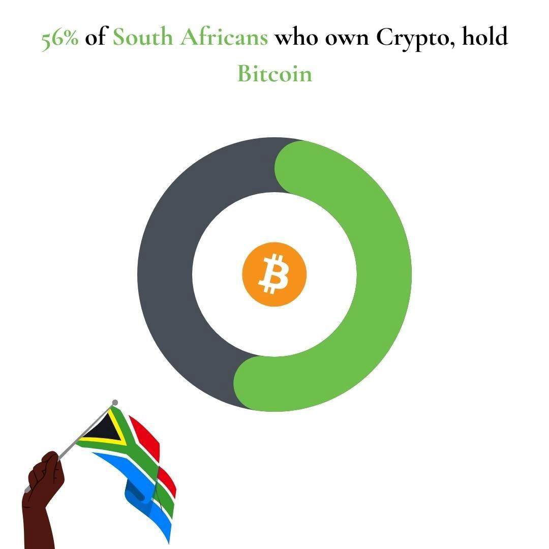 Bitcoin | Cryptocurrency - 56% of South Africans who own crypto, own Bitcoin