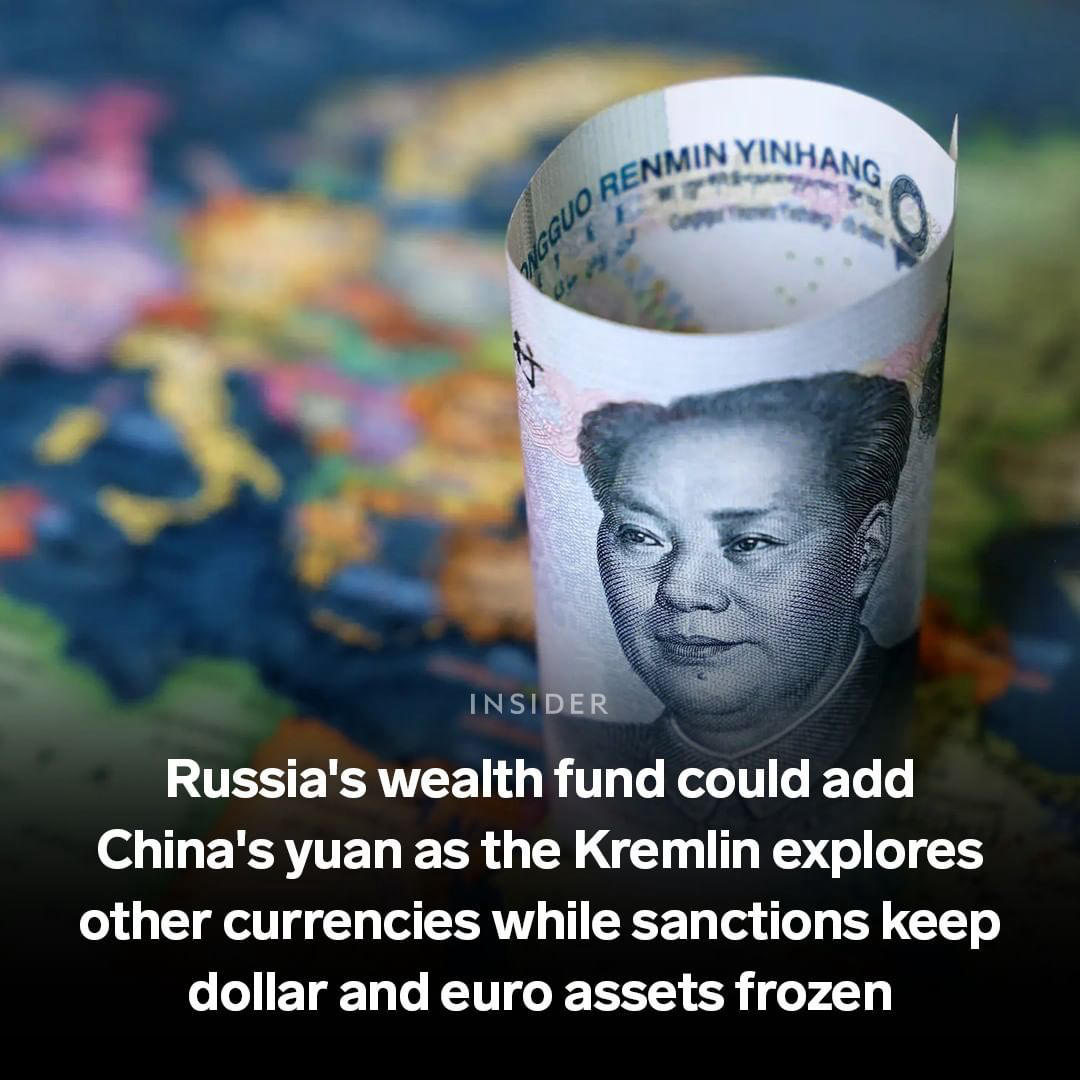 Business Insider - Russia's central bank is looking to add China's yuan, India's rupee, and Turkey's