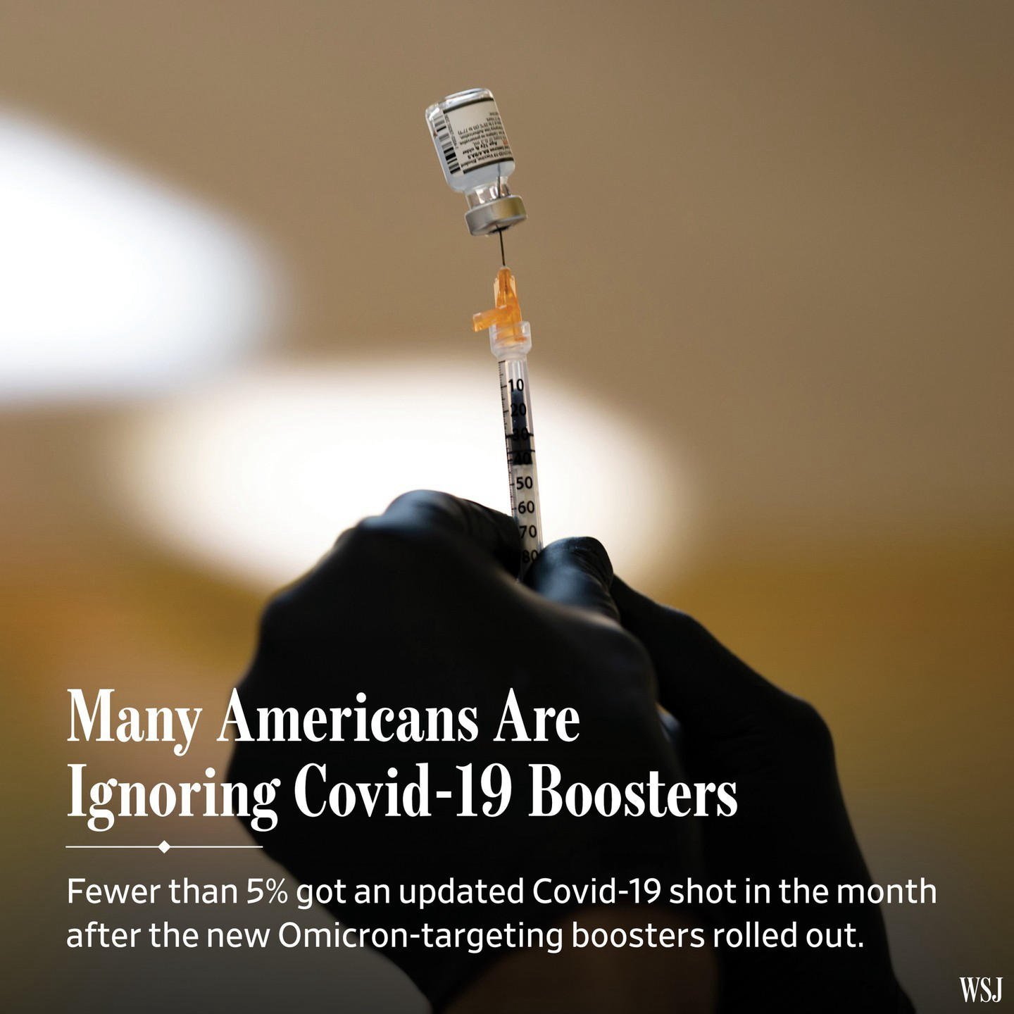 The Wall Street Journal - Fewer than 5% of Americans got an updated Covid-19 shot in the month after