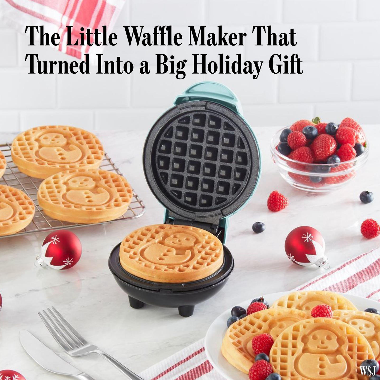 The Wall Street Journal - If you’re thinking about giving a mini waffle maker as a gift for the holi